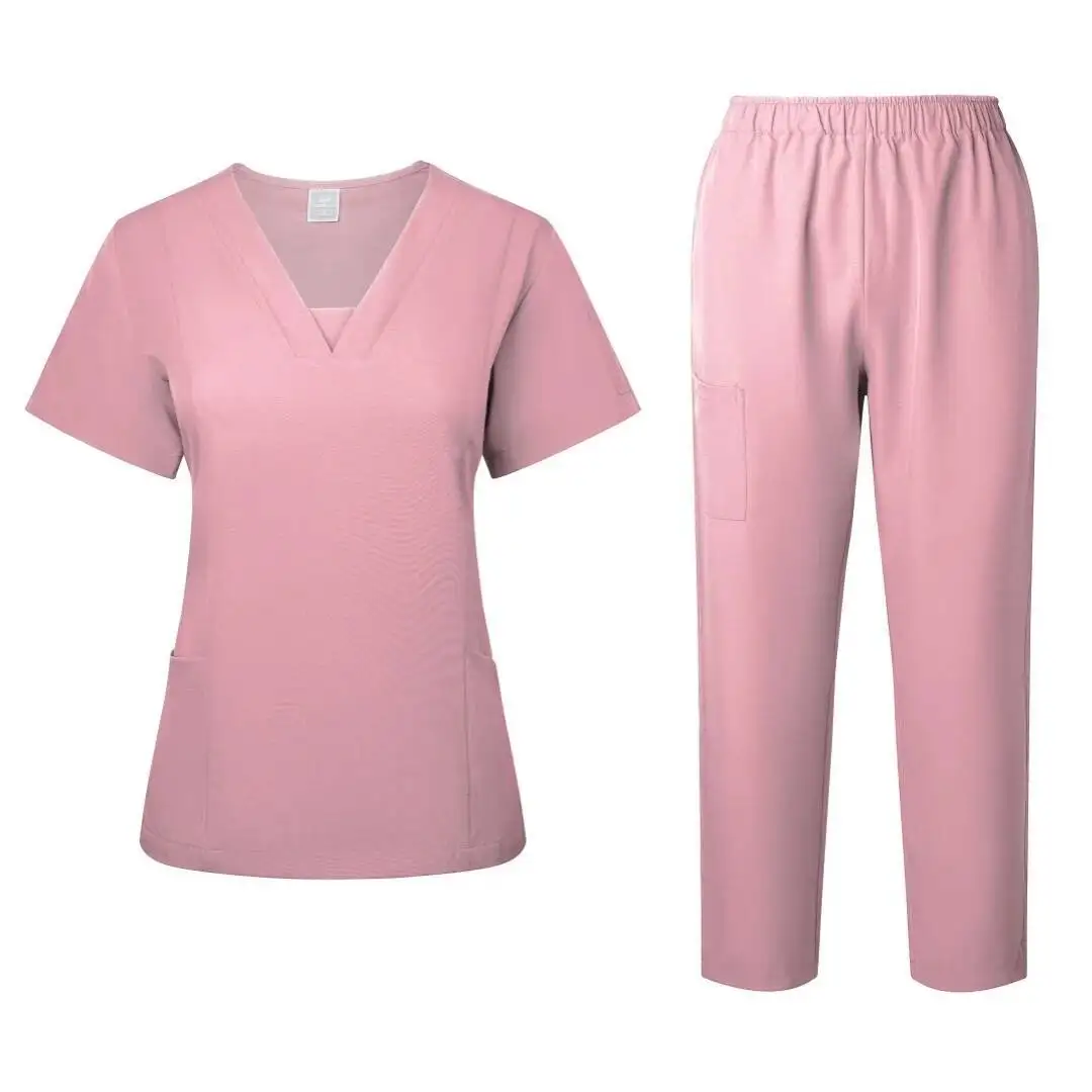 Medische Uniformen Vrouwen Scrubs Sets Verpleegkundige Verpleging Accessoires Schoonheidssalon Spa Werkkleding Chirurgisch Pak Lab Ziekenhuis Overall