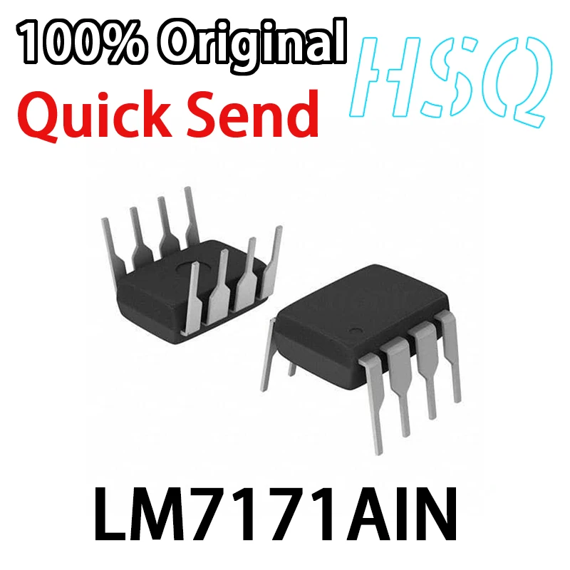 

5PCS LM7171AIN LM7171 Super Speed and Large Bandwidth Single Operator Direct Insert Original