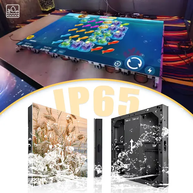 LED Floor Tile Display With Sensor And Interactive Video Floor P3.91 Dance Floor ScreenHigh Refresh RateHeavy-dutyFootTraffic