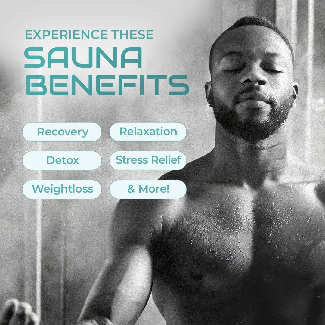 Full Body Sauna - Three Person Sauna Tent - Hottest Steam Sauna for Muscle Recovery, Relaxation, and Skin Health