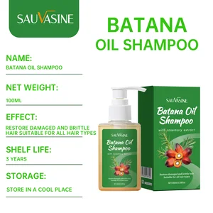 Batana Oil Shampoo and Conditioner Menguatkan Rambut Anti Rontok Mengembalikan Kerusakan Membersihkan Ketombe Mengontrol Pertumbuhan Rambut Shampoo 8 sampo mini penjualan terbaik - №