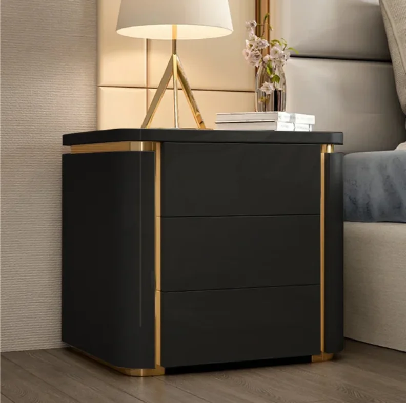 Bedroom european style nightstand with plywood carcass for USA Market