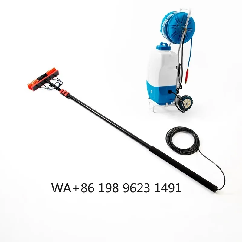 Multifunctional High Pressure Machine Telescopic Pole Water Fed Pole Brush Solar Panel  Cleaning Tool Kit