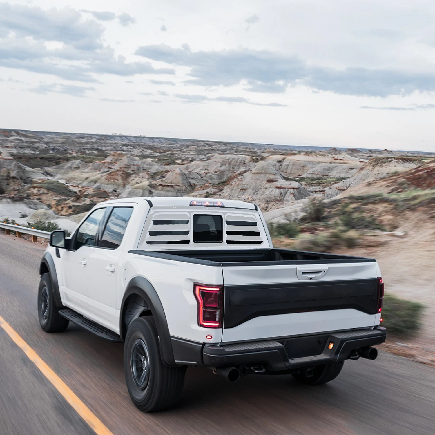 Rear Window Louver DIY for Ford F-150 2019-2023 Raptor/Lightning | ABS Material Review thumbnail