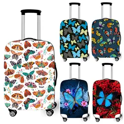 Beautiful Butterfly Suitcase Cover Anti-dust Trolley Case Protective Cover for 18-32 Inch Travel Cases Elastic Luggage Covers