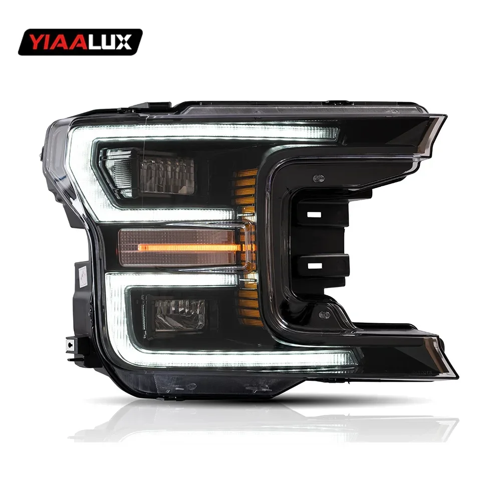 

Yiaalux Full LED Headlamp Assembly 2018 2019 With Sequential Turn Signal Headlights For F150 Front Head Light For Ford F150