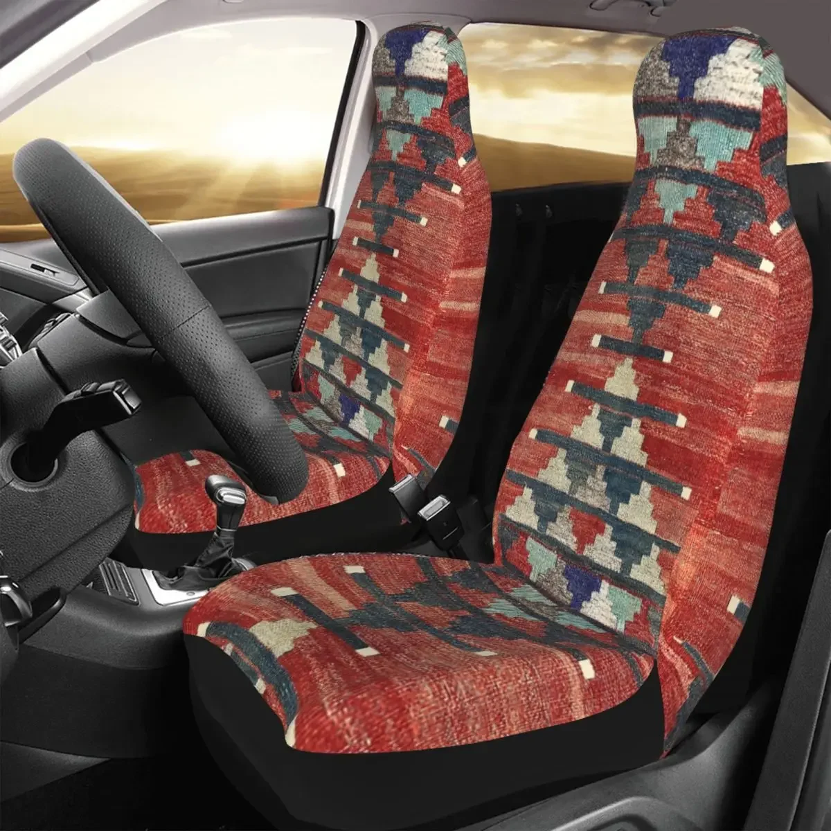 Aztec Car Seat Cover Protector Interior Accessories AUTOYOUTH Boho Turkish Ethnic Persian Tribal Car Seat Mat Car Accessories
