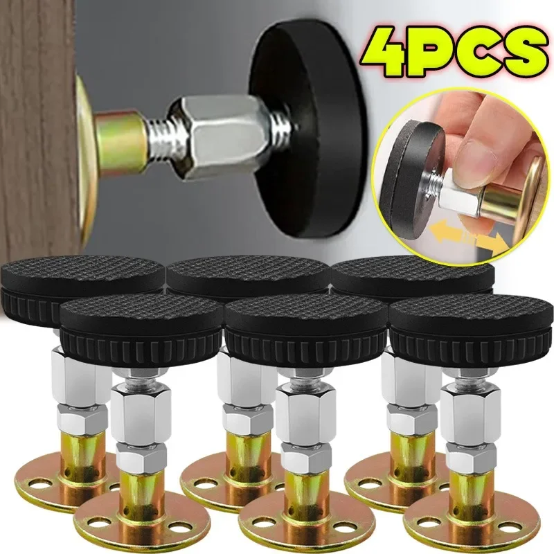 Threaded Adjustable Headboard Stops Bed Frame Anti-Shake Tool Prevent Loosening Fixer Bed Frame Self-adhesive Telescopic Support