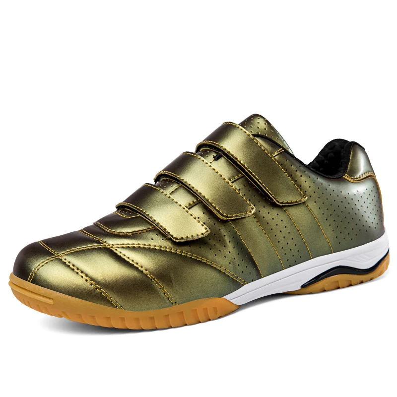 Top Quality Couples Badminton Gym Shoes Gold Red Table Tennis Training Shoes Outdoor Anti Slip Athletic Shoe Brand Tennis Shoe