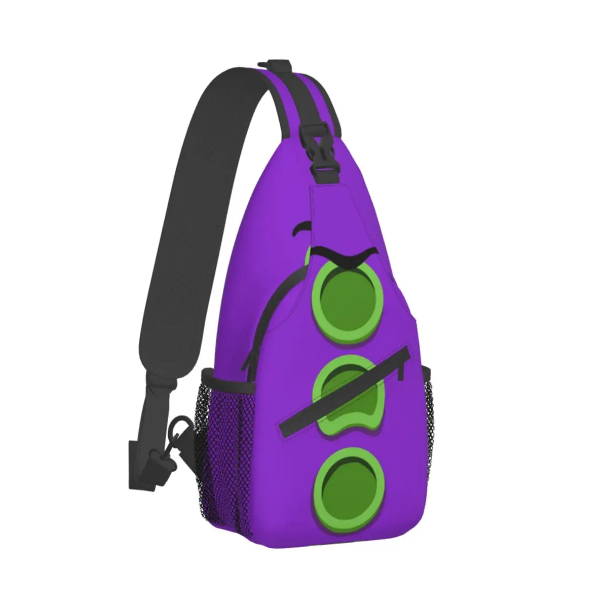 Purple Tentacle Day Of The Tentacle Crossbody Chest Bags Pockets Travel Pack Messenger Sports Teens Shoulder Bag Unisex