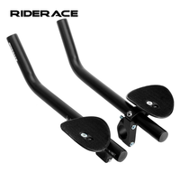 Bicycle Rest TT Handlebar Clip On Aero Bar Handlebar Extension Aluminum Alloy Triathlon TT Handlebar Rest MTB Road Bike Arm Rest