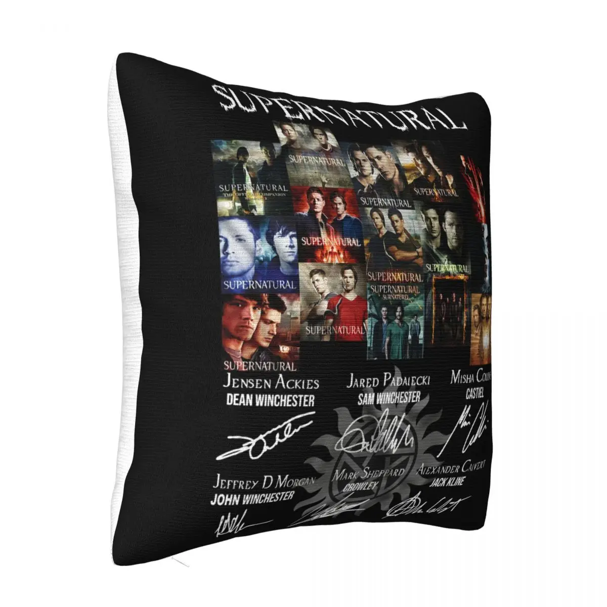 Supernatural 15 Years Of Anniversary Thank You For The Memories Classic Original Beautiful Crewneck Pillow Case