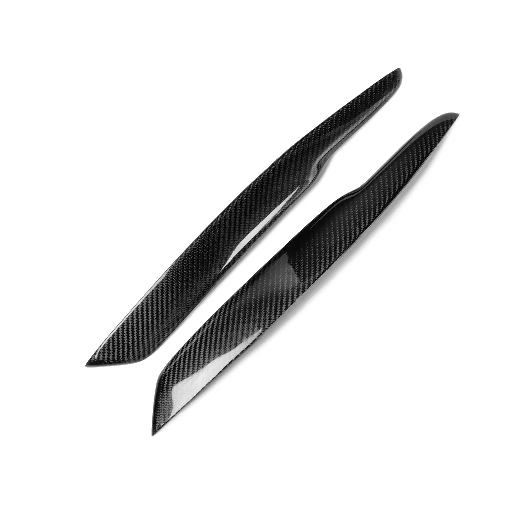 For Volkswagen Passat B6 3C 2005–2010 Carbon Fiber Lamp Eyebrows Car Exterior Accessories Modifications Decoration Stickers
