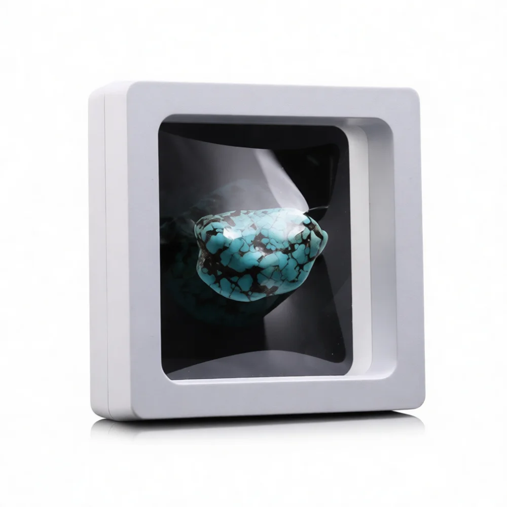 Innovative Floating Jewelry Case Clear PE Film Storage Box Decorative Presentation Container For Crafts Accessories