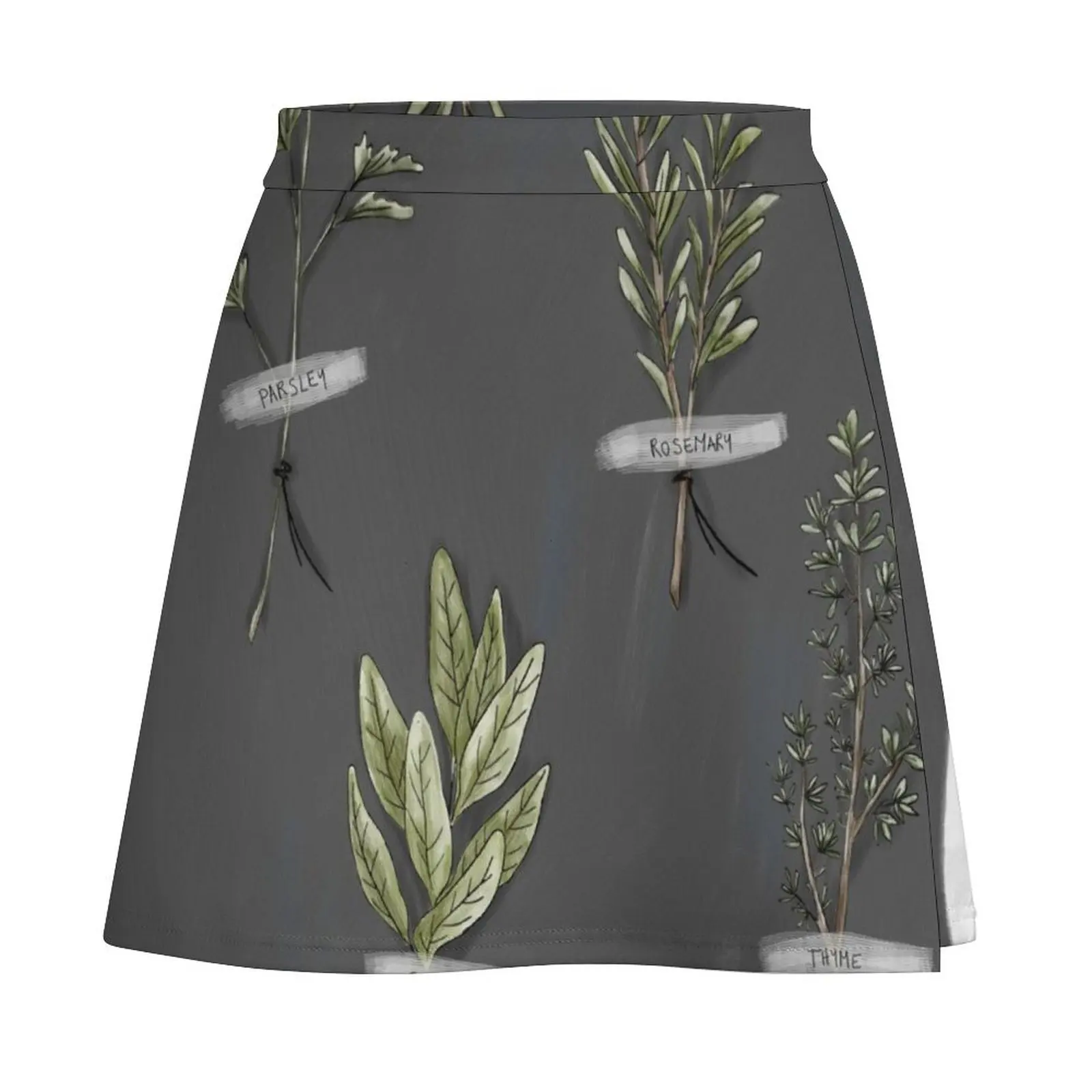Herbs Mini Skirt short skirt for women Women's clothing japanese fashion fairy core Mini Skirt