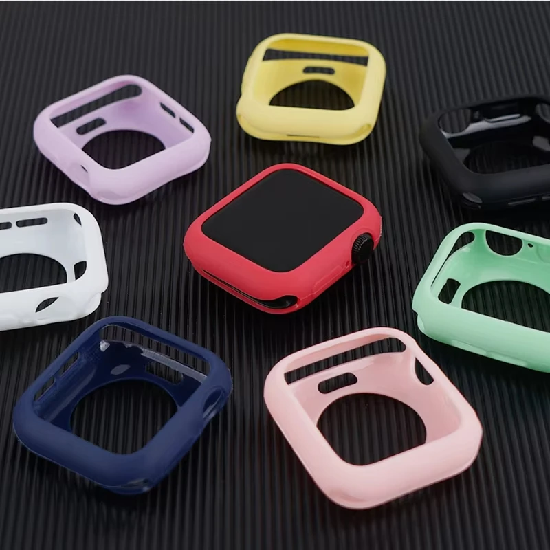Case for Apple Watch Series 11 10 46mm 42mm Accessories Soft Silicone Protective Shell Bumper iwatch series 10 46 mm 42 mm Cover
