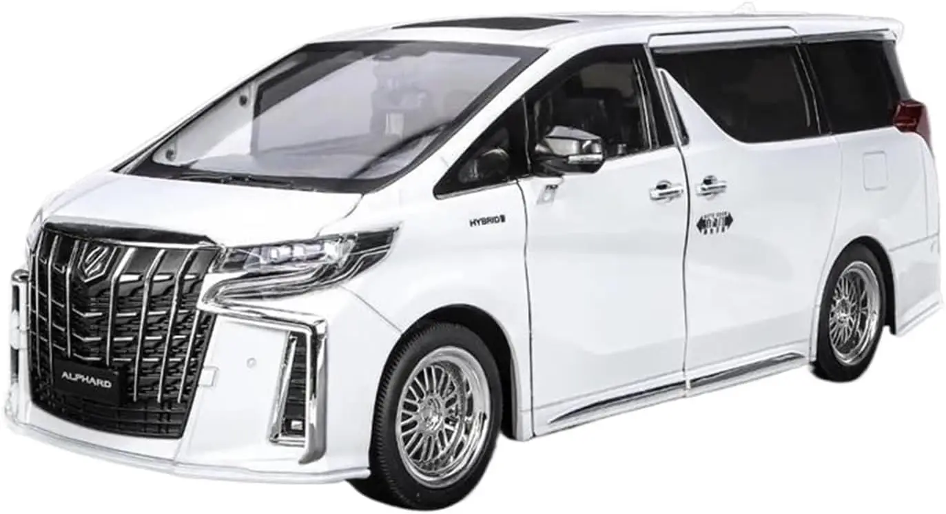 

1:24 for Toyota Alphard MPV Alloy Car Model Diecast Metal Toy Vehicles Car Model Collectibles Simulation Vehicle Playset