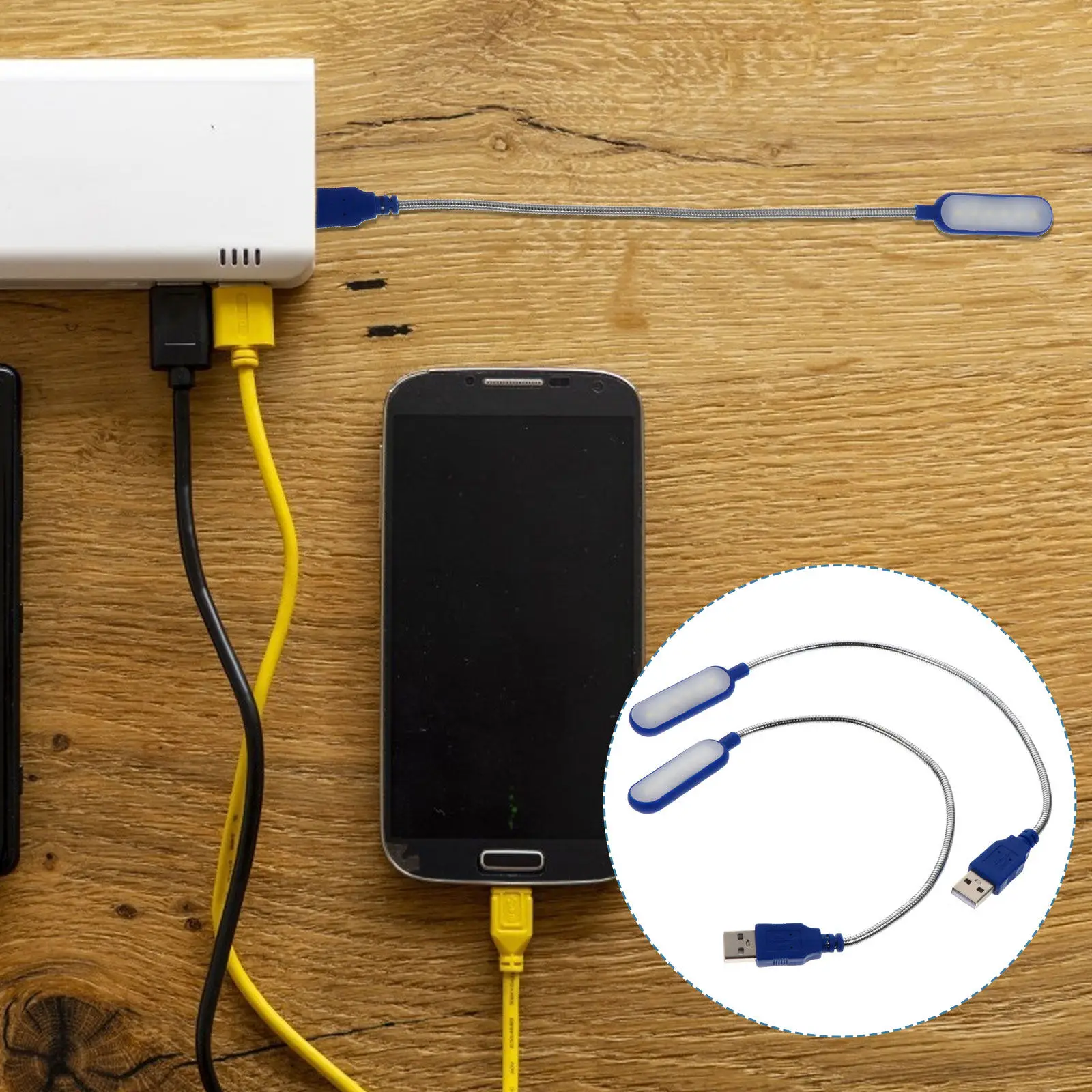 

2 шт. светодиодные USB-лампы для ноутбука, яркий портативный светильник для чтения, для компьютерного стола, офиса, спальни, дома, путешествий, удобный в использовании