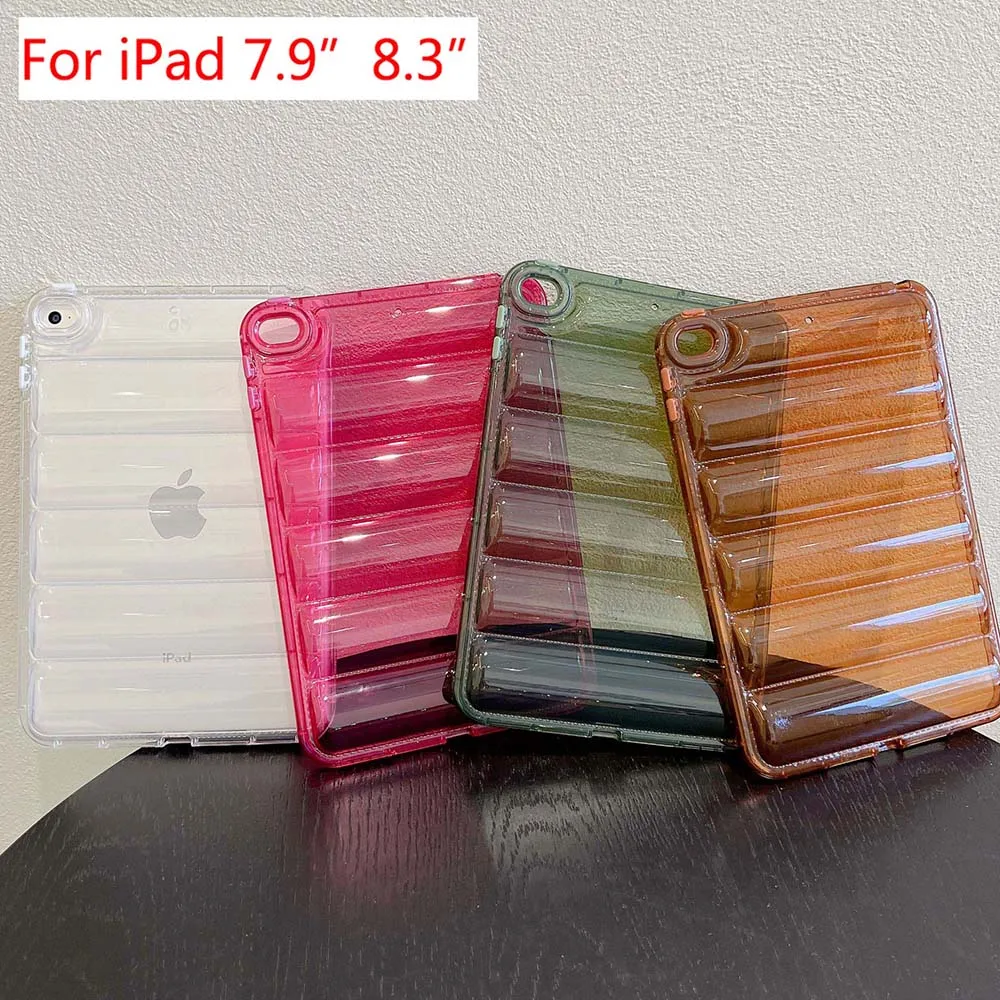 Clear Color Down Coat Style Case For iPad Mini 4 5 7.9