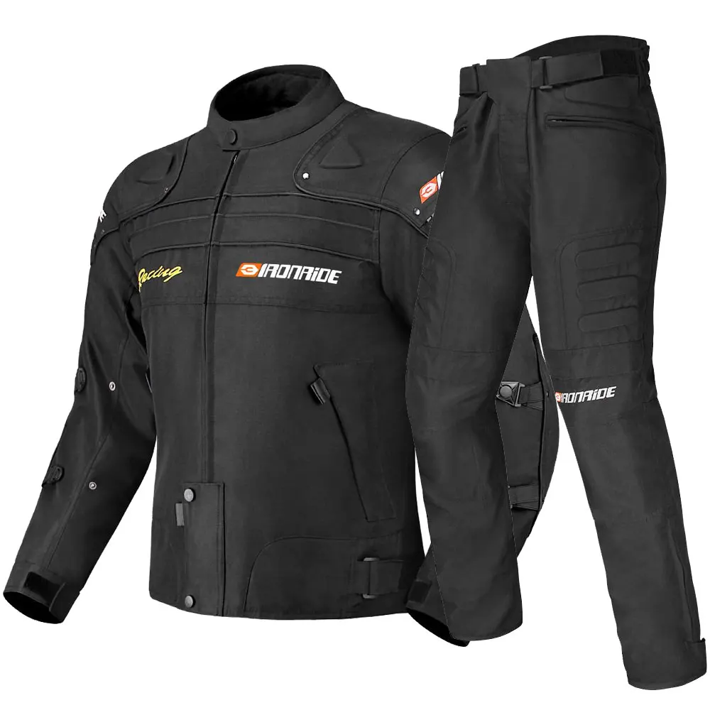 Motorcycle Jacket Man Racing Jacket Wearable Motorcycle Pants Moto Clothing With EVA Protection Suit Four Seasons Blouson Moto