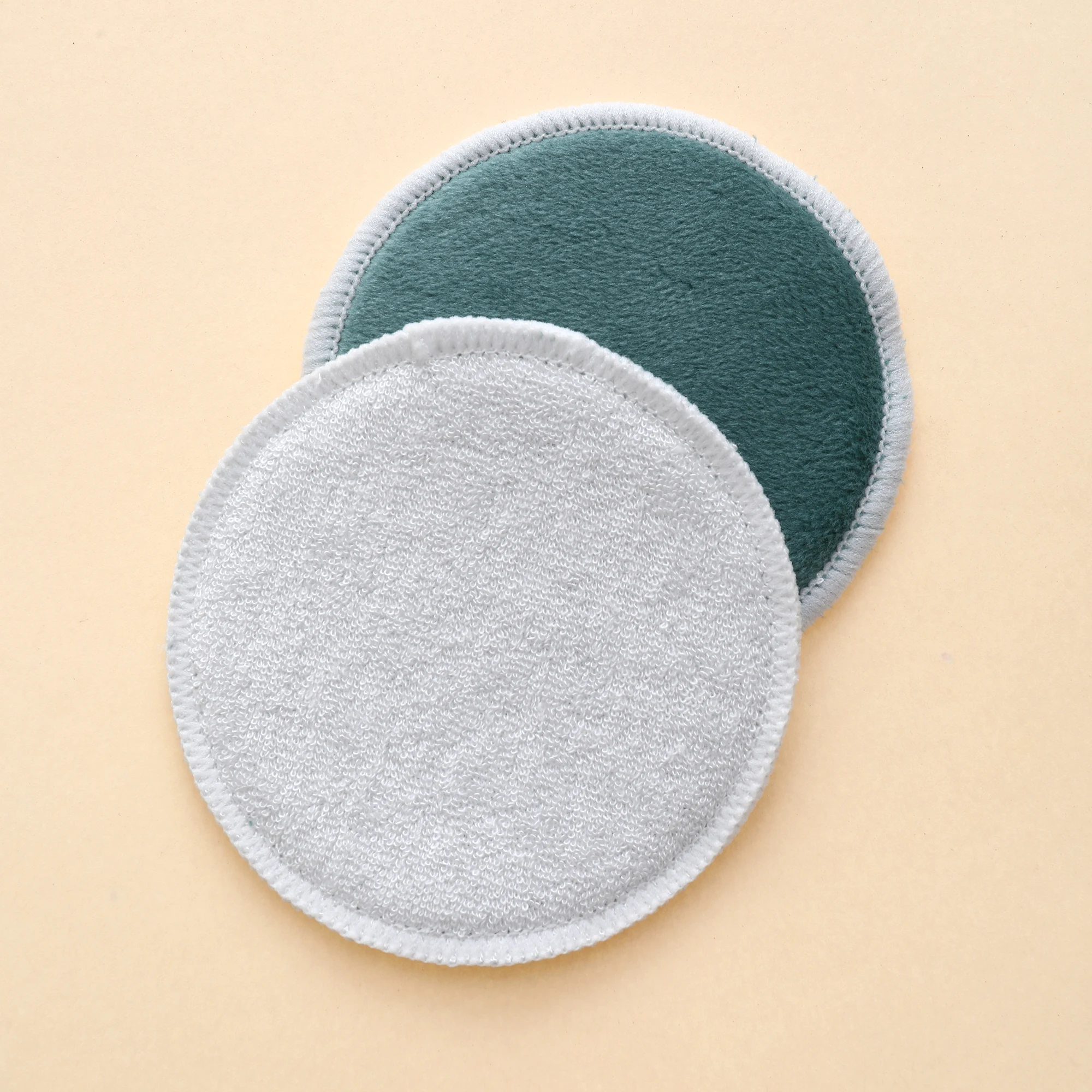 10/12 قطعة من وسادات إزالة المكياج القابلة لإعادة الاستخدام مع حقيبة شبكية لتنظيف الوجه #2