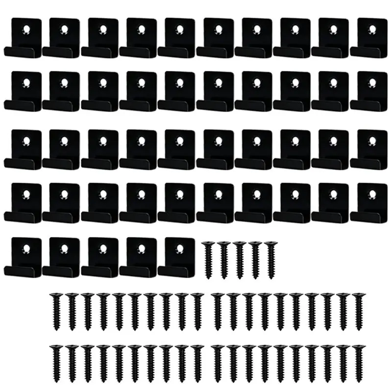 LLCS-For Decking Fixings 45 Pcs Composite For Decking Clips With Screws For Easy Installation