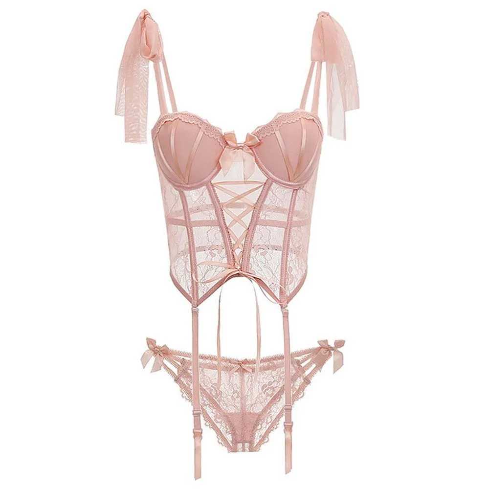 

Страстный комплект, кружевные трусы-бретельки, комплект с полой сеткой, ночная рубашка с бантом, кружевной корсет, облегающий жилет без рукавов на подтяжках, домашний жилет для путешествий