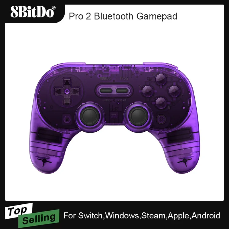 8Bitdo Pro 2 Special Edition Bluetooth Controller Wireless Joystick Gamepad for Apple Switch PC macOS Android Steam Raspberry Pi