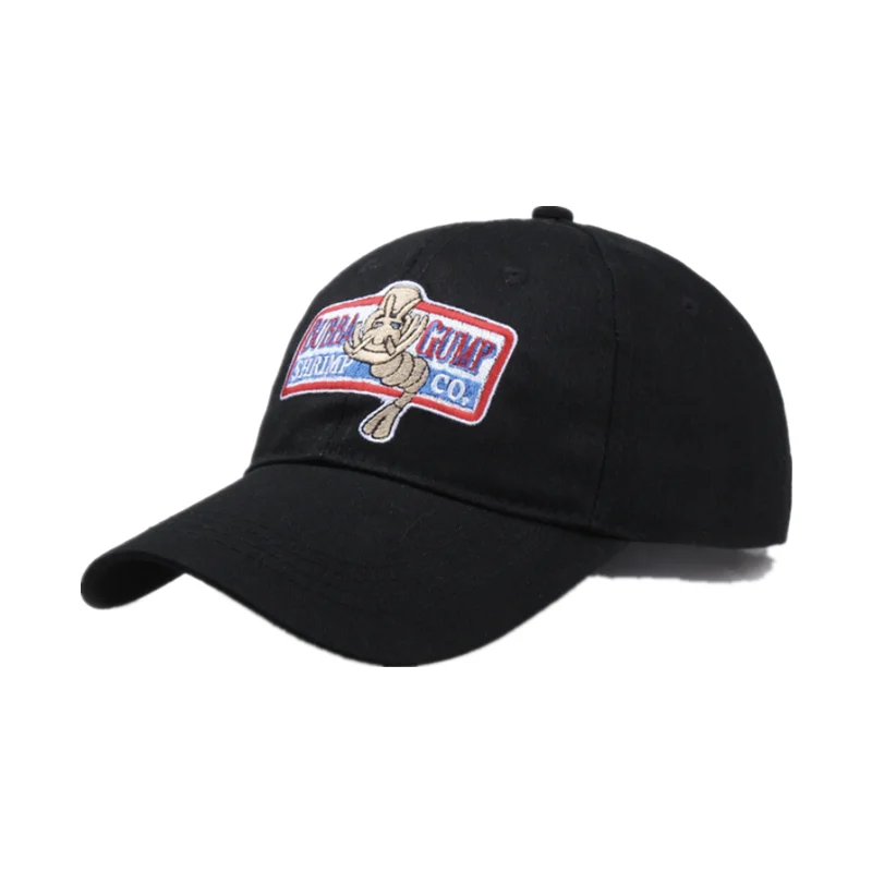 Adult Forrest Bubba Gump Red Cap Shrimp CO. Baseball Hat Forrest Gump Costume Cosplay Printed Embroidery Outdoor Sport