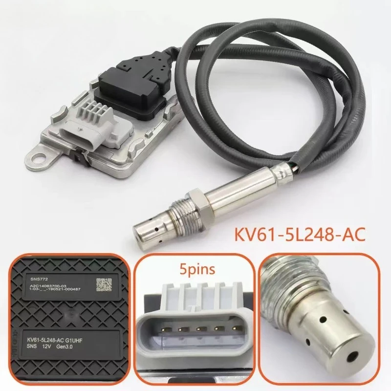 

Nitrogen Oxide Sensor NOx Sensor KV61-5L248-AC KV61-5L248-AD 2461610 Fits for Ford Tourneo Transit Connect 1.5TDCI