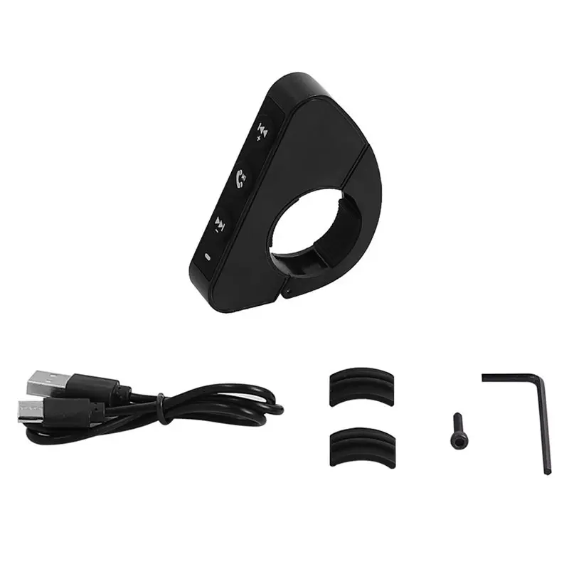 AS98-سلكي بلوتوث زر التحكم عن بعد ل Xiaomi Ninebot سكوتر كهربائي خوذة سماعة المقود وحدة تحكم الوسائط