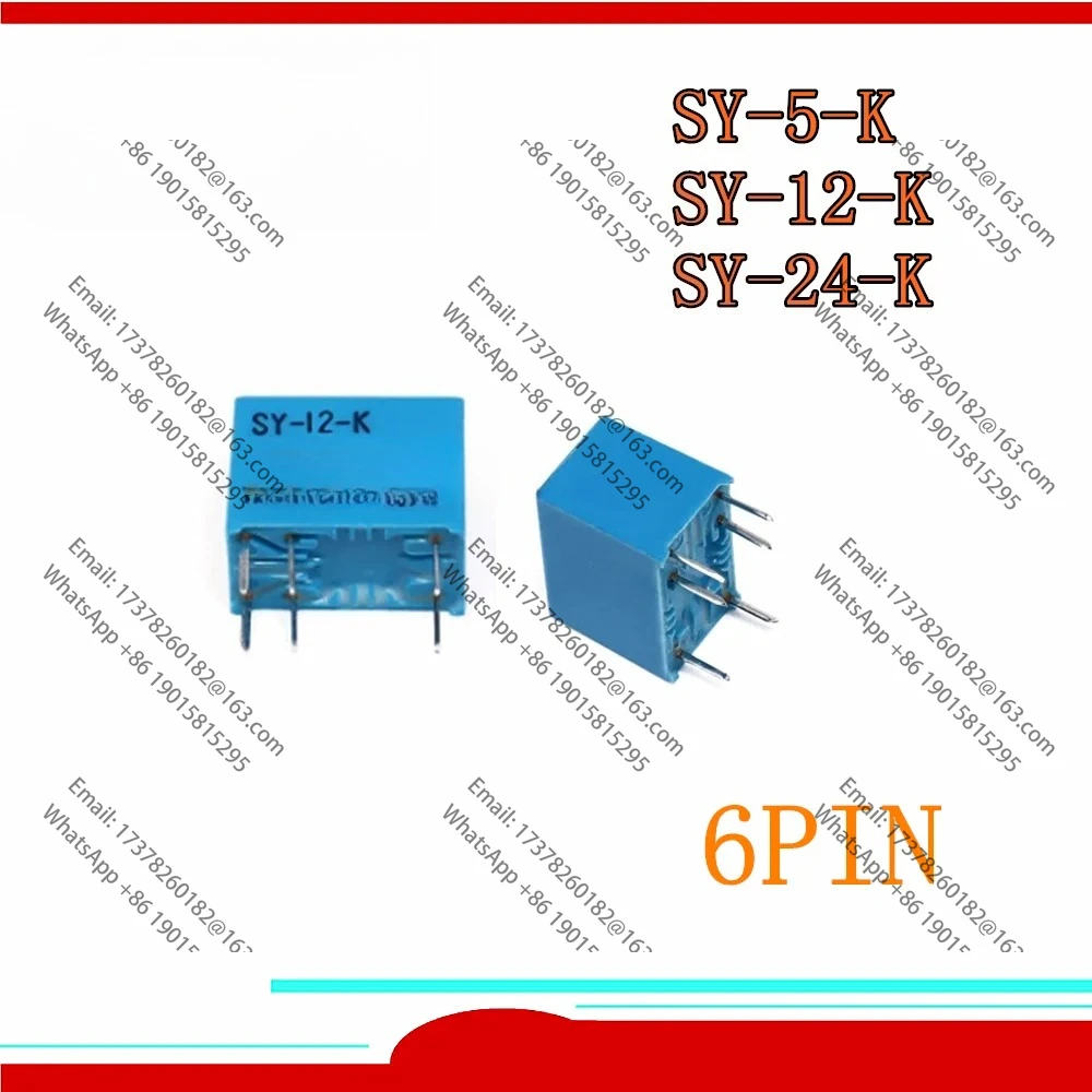 10 шт./лот, 100% оригинальное новое реле SY-5-K 5 В постоянного тока SY-12-K 12 В постоянного тока SY-24-K SY-5W-K SY-12W-K SY-24W-K SY 12 K SY 5 Вт K 6PIN 1A