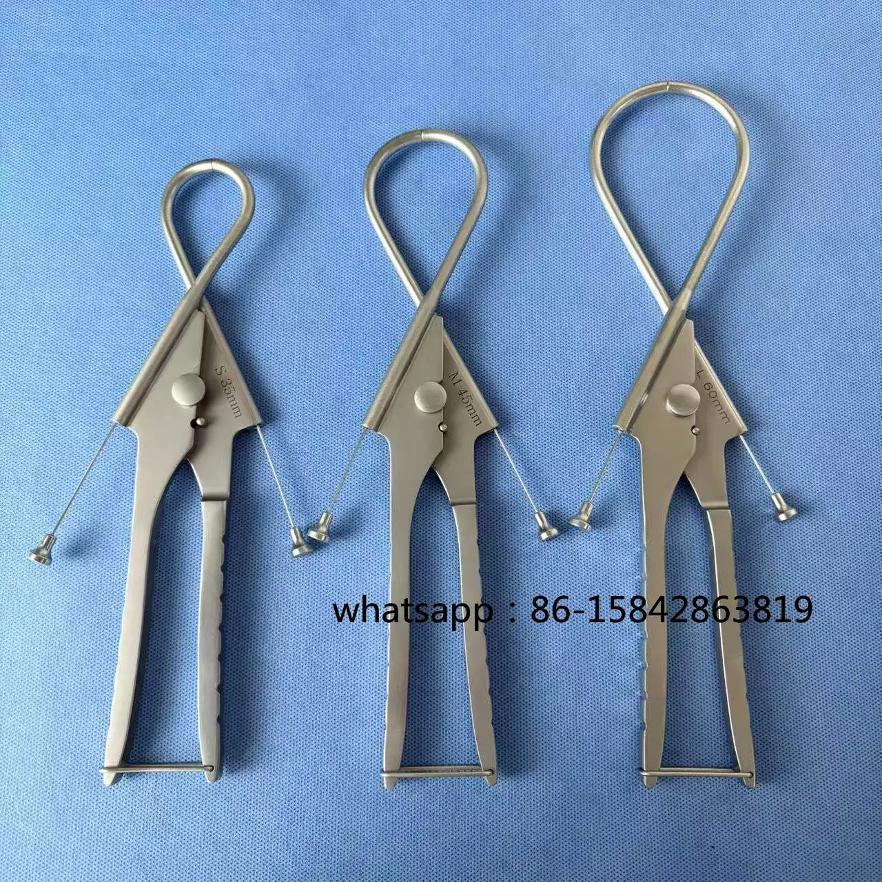 Medical Wire Penetrators, Orthopedic Guide Forceps, Large, Medium, and Small Hollow Perforators