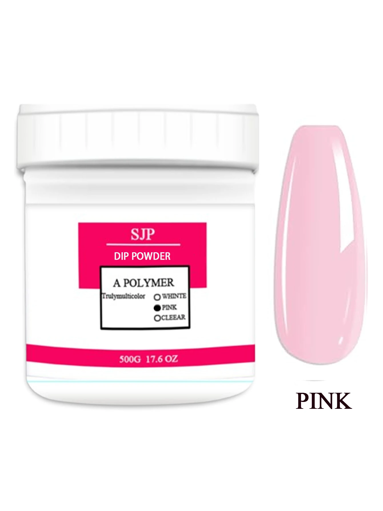 500 G Acrylic Powder for Nails, Nude Acrylic Powder for Nails, Long Lasting Salon Quality, Professional Bubble Free Nail Powder