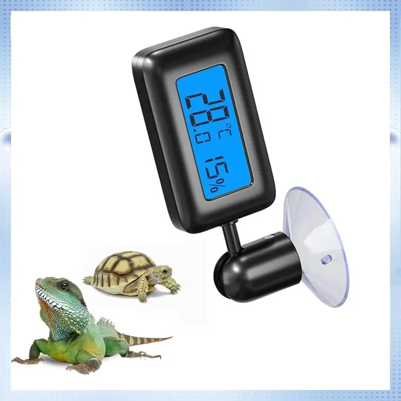 

AD-Mini Thermometer Indoor Digital Temperature Humidity Meter Forterrarium Reptile Accessories Forhumidor, Thermostat Reptile Ta