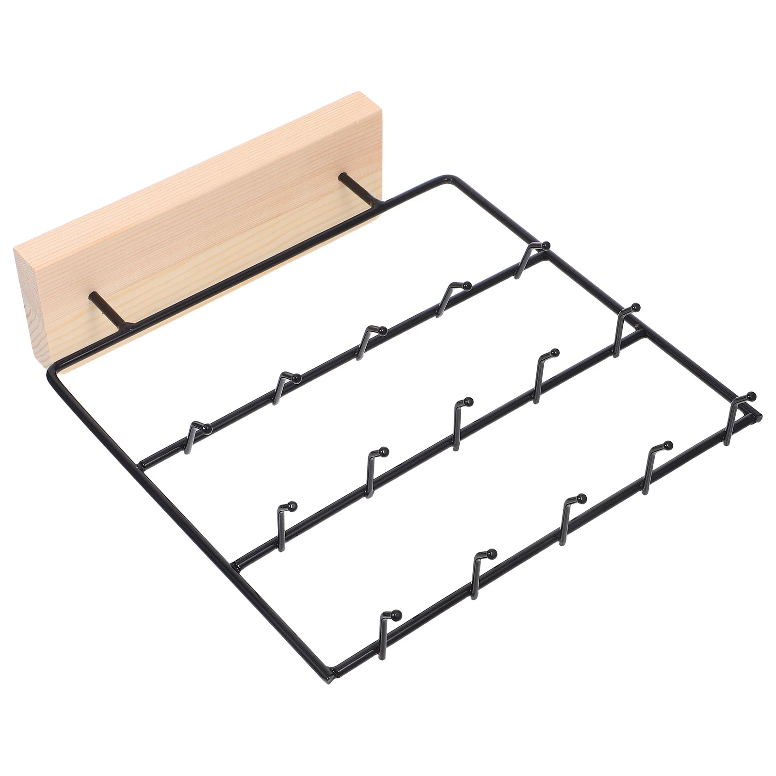 

3-х уровневая подставка для сережек, металлический держатель для ювелирных изделий, органайзер для ожерелья, браслетов, колец, брелоков, сережек, карточек для хранения