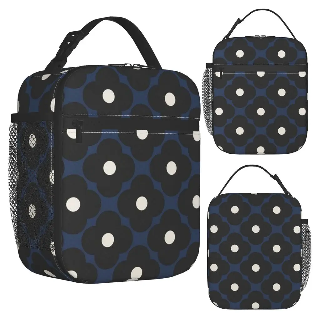 Orla Kiely Flowers Abstract Insulated Lunch Bag for Kids School Cooler Thermal Food Box Tote Portable Lunch Boxes Container