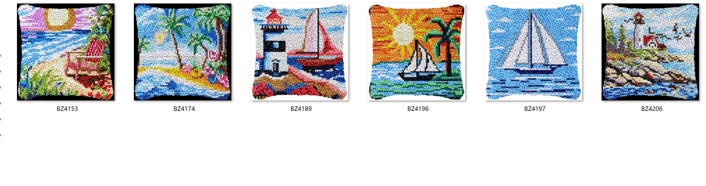 Bee latch hook kit rug canvas Color Birds Styles handwerken knooppakket diy carpet embroidery handmade sea 43-43