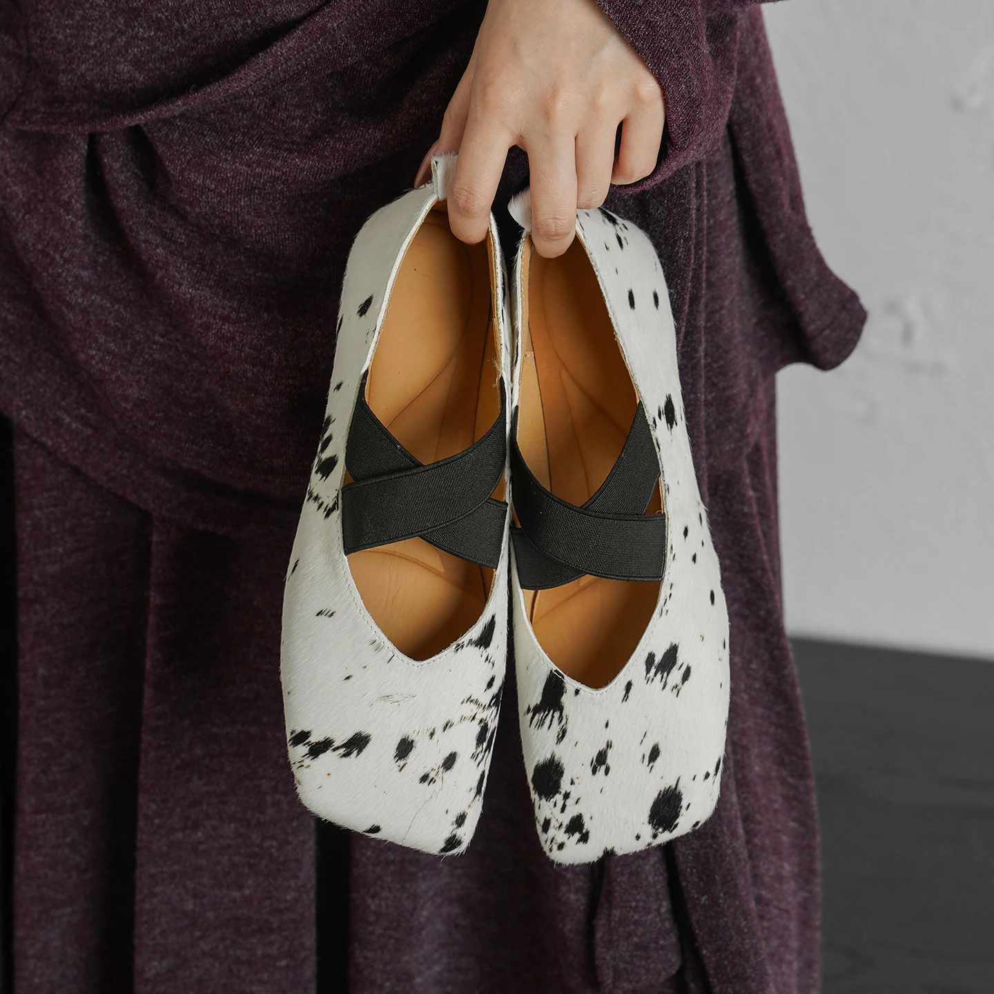 

Fashion Luxury women's Shoes Genuine Leather Horsehair Mary Janes Shoes Comfortable Soft Sole Flats women's Sneakers Size 34-39