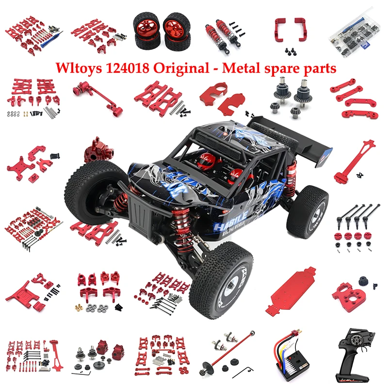 Metal Upgrade Refit Second Floor Slab for Wltoys 1/12 124016 124018 RC Car Parts Brushless Motor Car Accessories Rc Crawler Part