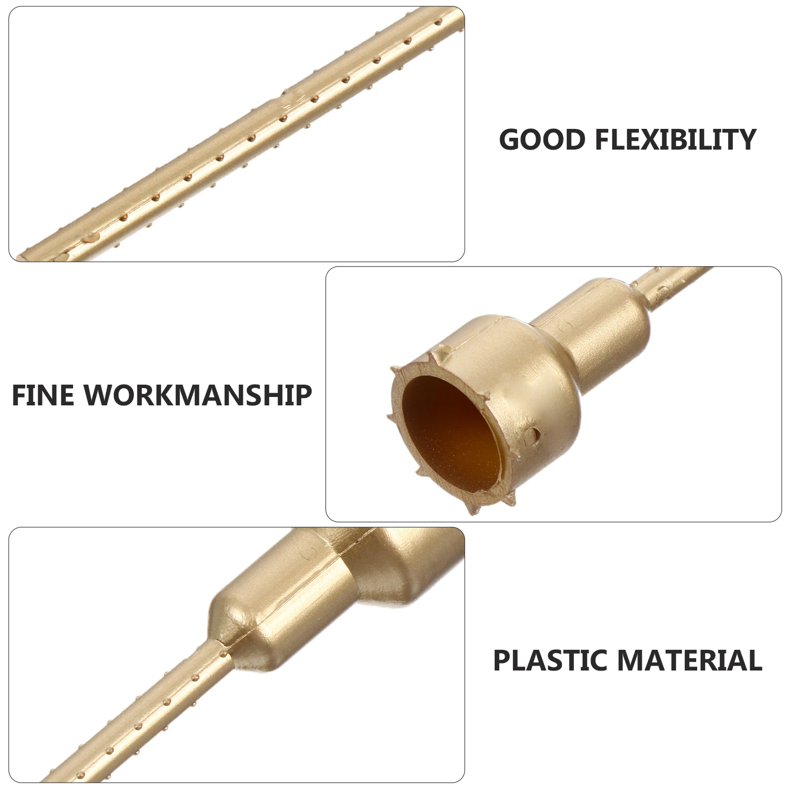 4 pçs caixa de presente rosa haste floral fino acabamento flexível arranjo de flores pólos para diy artesanato artesanal flor artificial