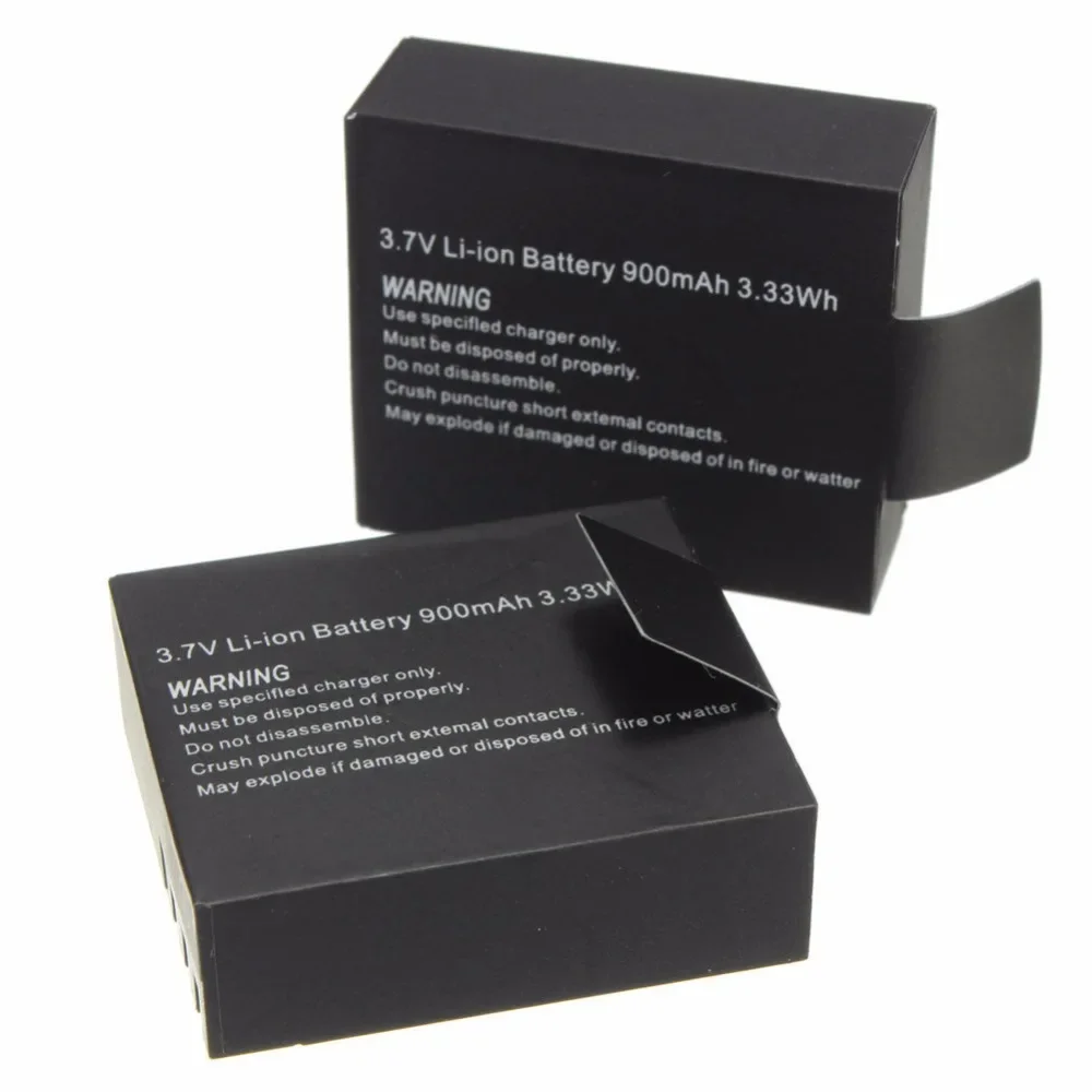 3.7V 900mAh Rechargable Li-ion Battery for SJ4000 SJ5000 SJ6000 WIFi SJCAM Sport Action Camera DV SJ Dedicated Battery