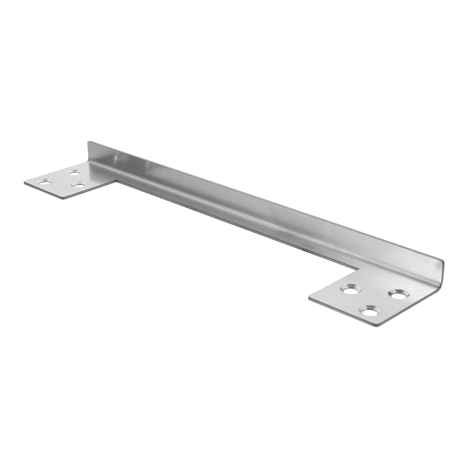 

L Shaped Stainless Steel Door Latch Protector 7in Plate Outswing Doors Security Reinforcement Hardware