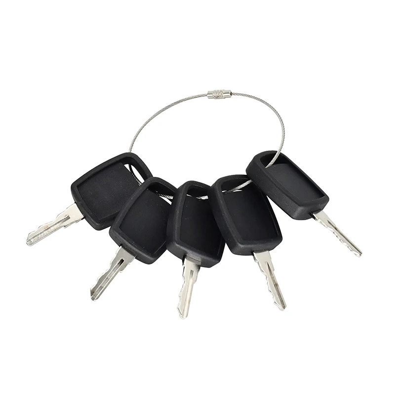 5Pcs Ignition Switch Key SP115882 Compatible with LiuGong Loader 30E 40B 50C 50CN 855 856 Compatible with ShanTui Loader