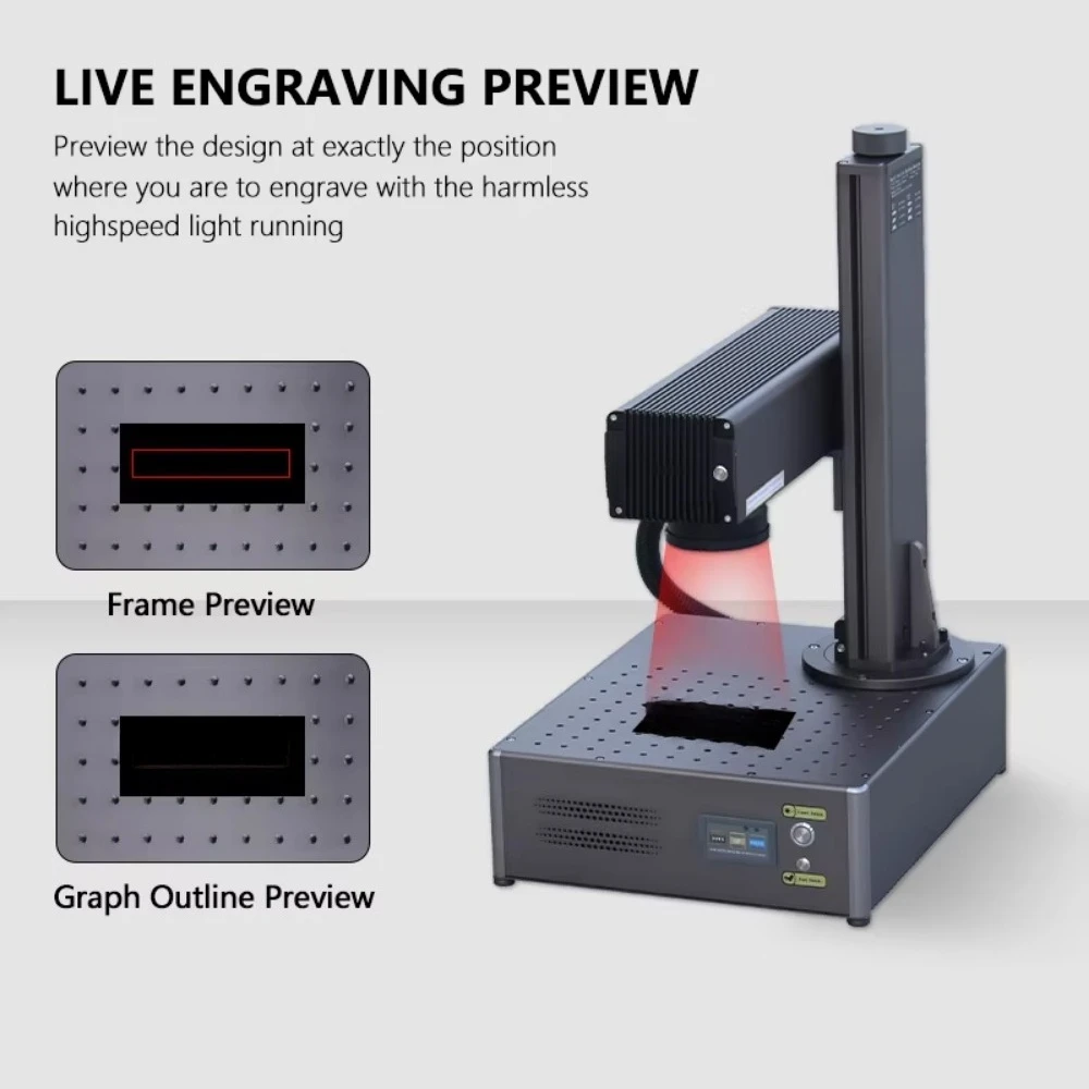 MOPA JPT E2 Fiber Marking Machine 20w 30w 50w 60w for Gold Jewelry Rotary AI Graphic Format Supported for Jewelry Cutting