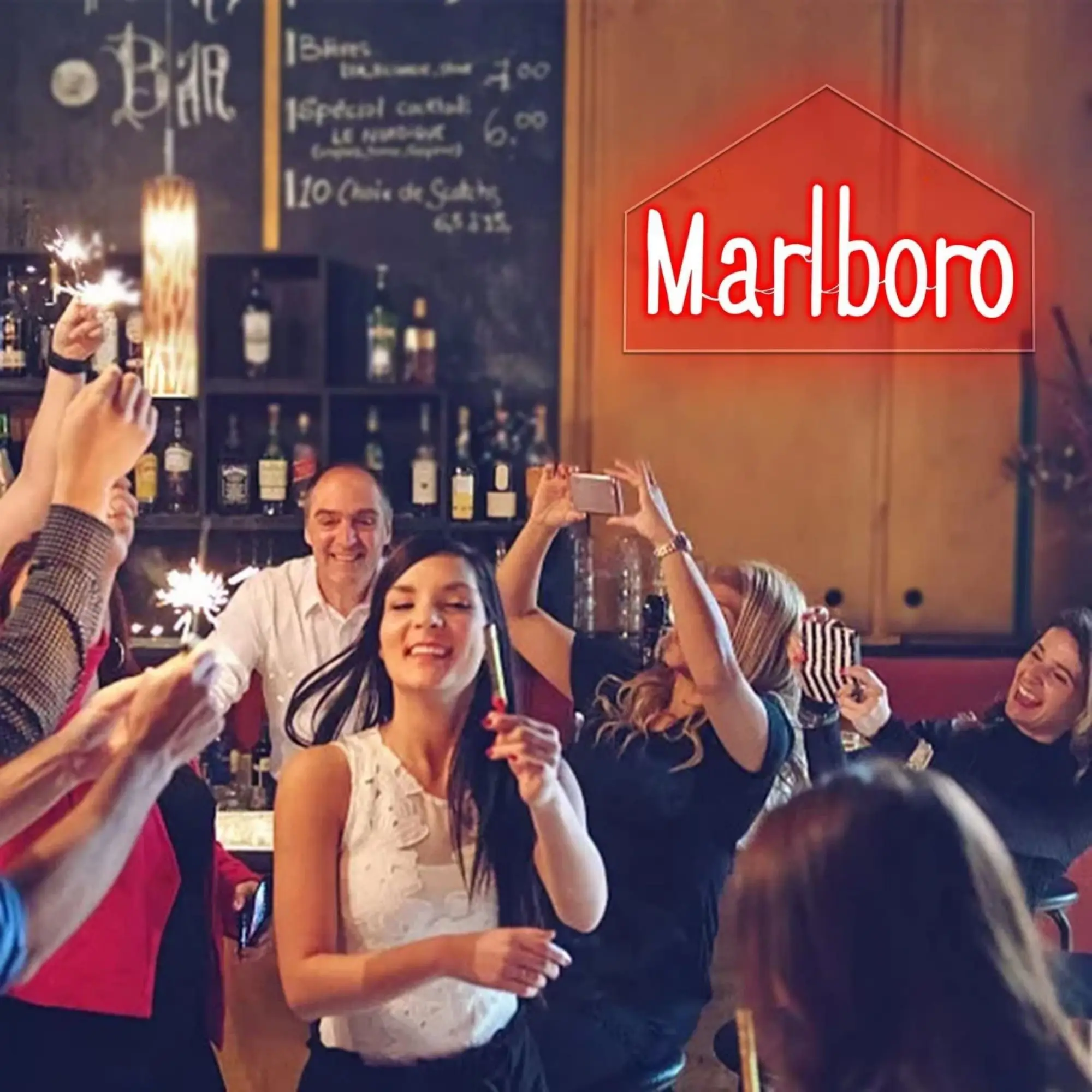 LED Cigarettes Neon Light Sign Dimmable LED Neon Sign USB for Marlboro Home Pub Garage Shop Party Man Cave Beer Wall Decor