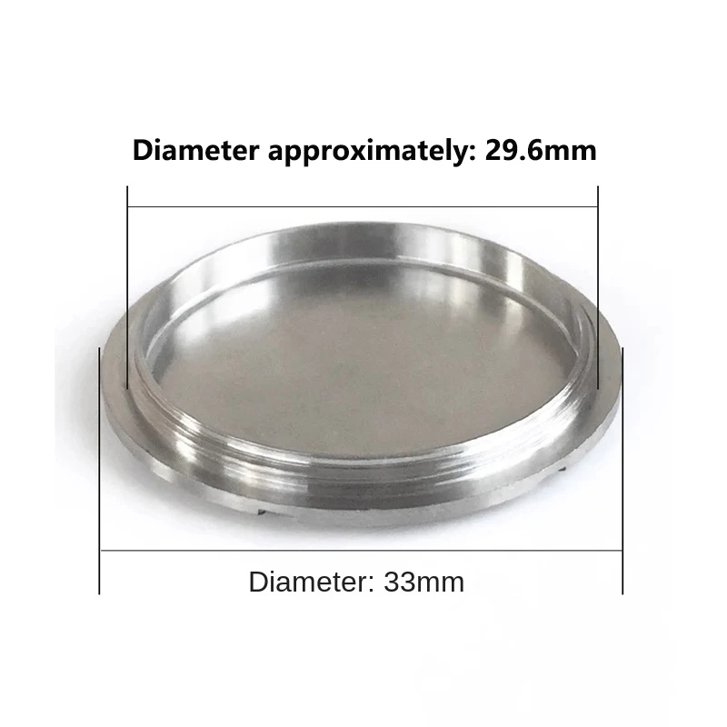 Casing jam tangan baja tahan karat Matte 33x29.6mm bagian penutup bawah untuk Seiko No.5 SKX007 SRPD51 penutup belakang casing jam tangan disikat Selam