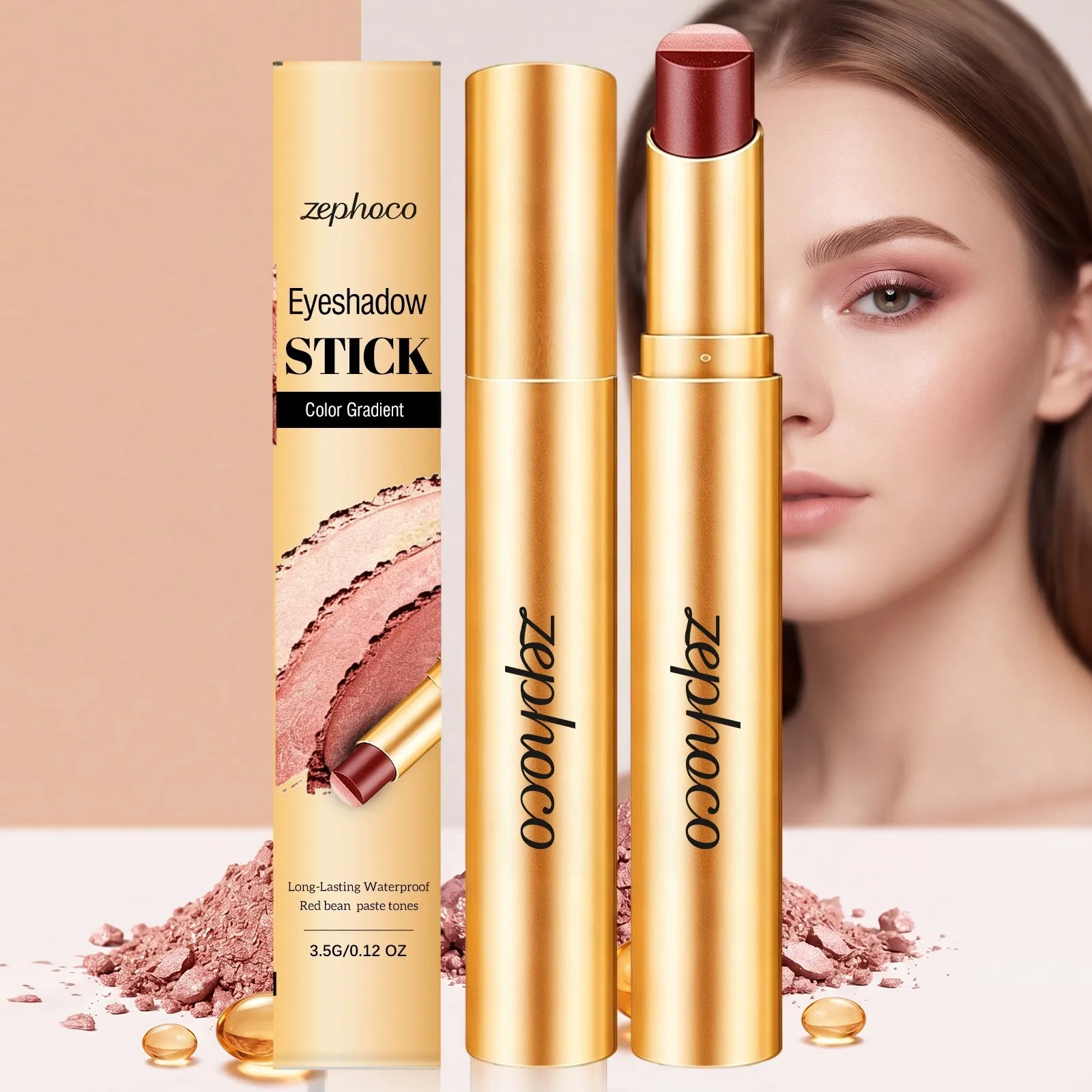 6pcs Multi Color Eyeshadow Stick Set Long Lasting Smooth Blendable Moisturizing Non Drying Beginner Friendly Eye Makeup Women view 4