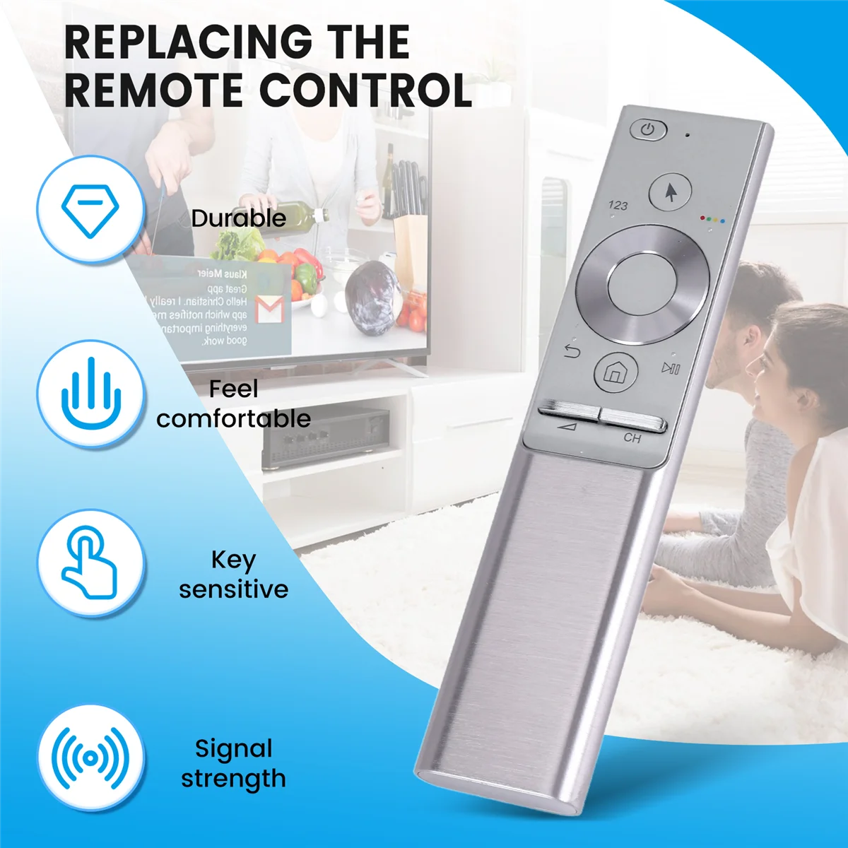 

B13CSmart Пульт дистанционного управления для телевизора Samsung BN59-01274A BN59-01272A Air Mouse 2,4G + Инфракрасный пульт дистанционного управления Встроенный гироскоп