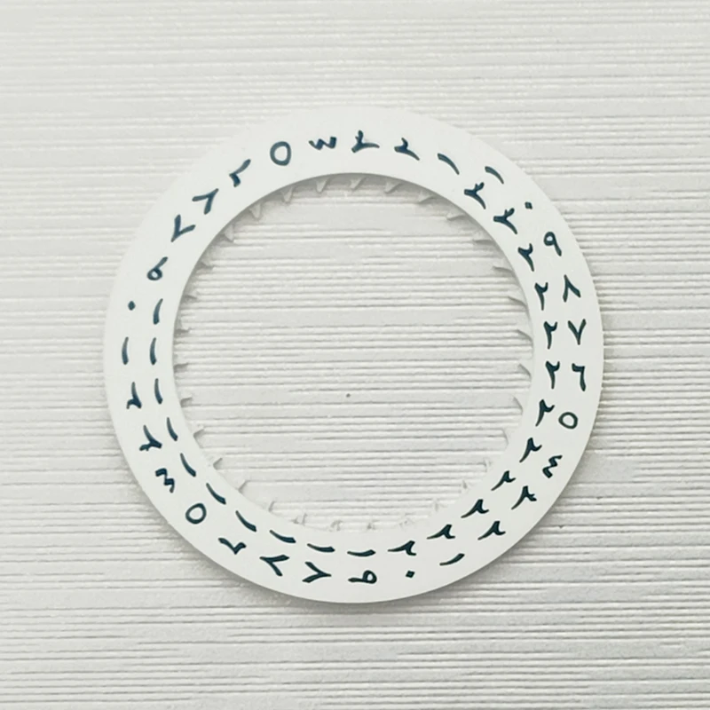 NH35 NH36 Arabic Date Wheel Dial Fits NH35 NH36 Automatic Movement Crown at 3.0H / 3.8H / 4.1H Oclock Watch Date Week Wheel Part